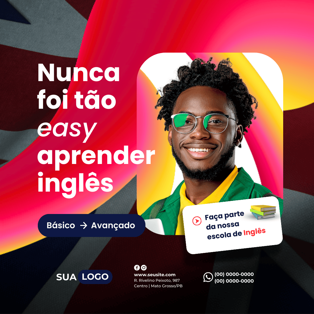 Arte Canva - Escola de Inglês 086