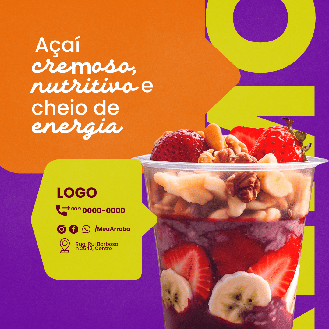 Arte Canva - Açaí 106