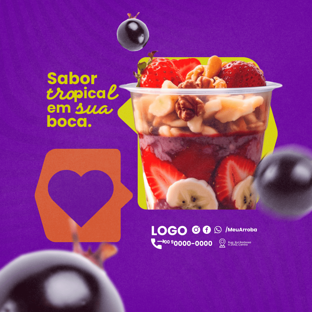 Arte Canva - Açaí 111