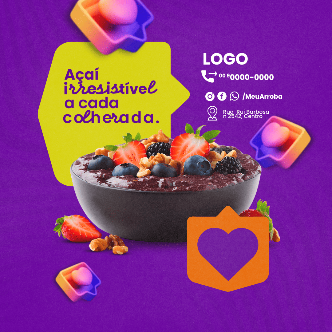 Arte Canva - Açaí 112