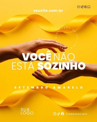 Arte Canva - * Setembro Amarelo 003
