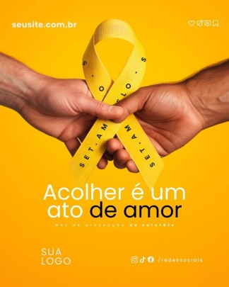 Arte Canva - * Setembro Amarelo 006