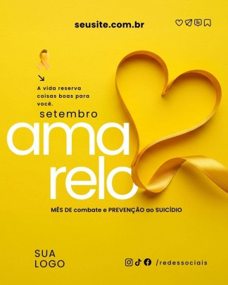 Arte Canva - * Setembro Amarelo 012