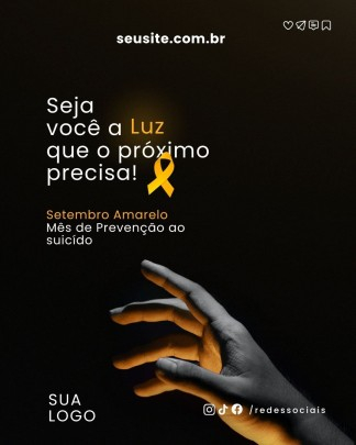 Arte Canva - * Setembro Amarelo 017