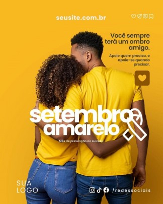 Arte Canva - * Setembro Amarelo 018