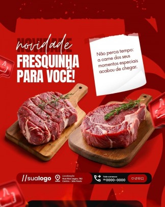 Arte Canva - * Açougue  024
