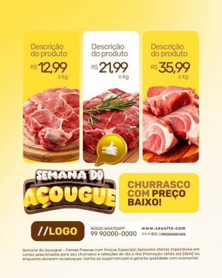 Arte Canva - * Açougue  028