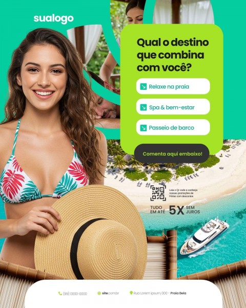 Arte Canva - *  Agência de Viagens 041