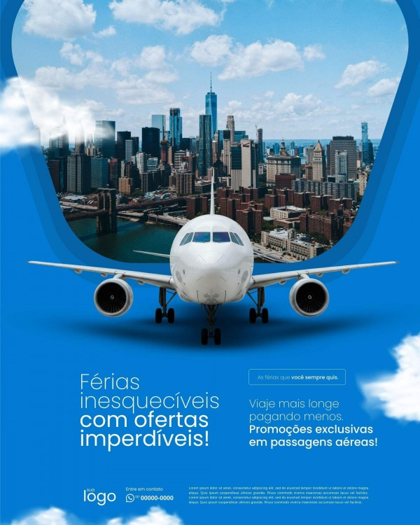 Arte Canva - *  Agência de Viagens 043